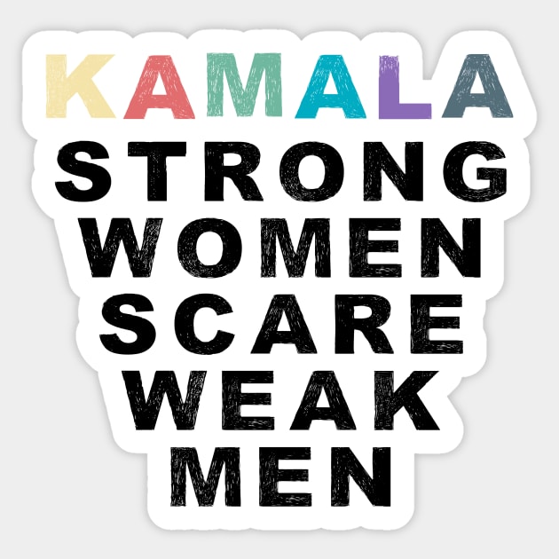 Kamala Strong American Women Leader The Future is Female Girl Power Sticker by gillys